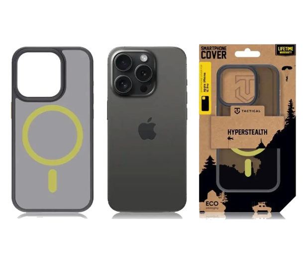Tactical MagForce Hyperstealth 2.0 Kryt pro Apple iPhone 16 Pro Black - 1514107 - zdjęcie 3